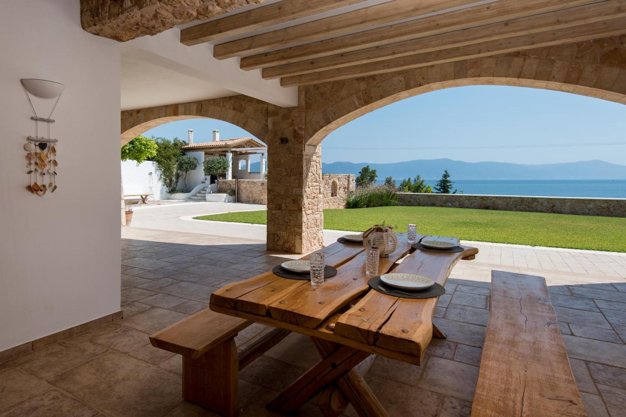 Amelia Villa Collection Arkitsa Bagian luar foto
